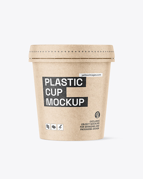 Kraft Paper Cup Mockup
