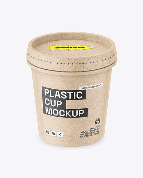 Kraft Paper Cup Mockup