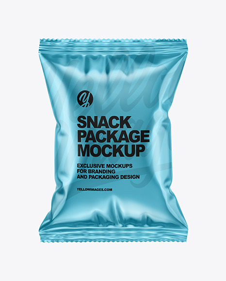 Metallic Snack Pack Mockup