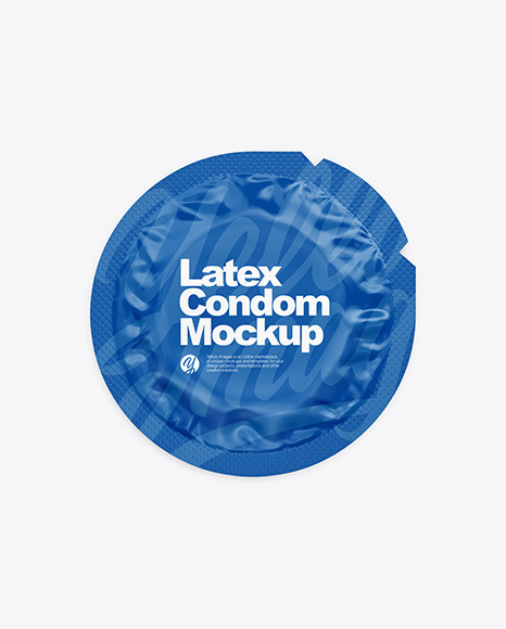 Matte Condom Mockup