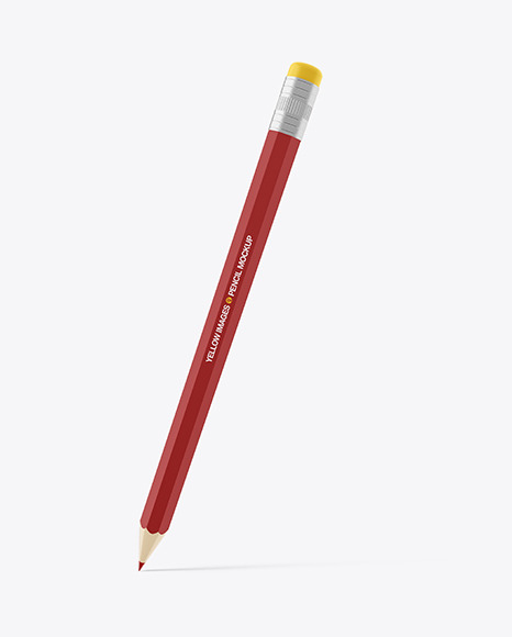 Glossy Pencil Mockup