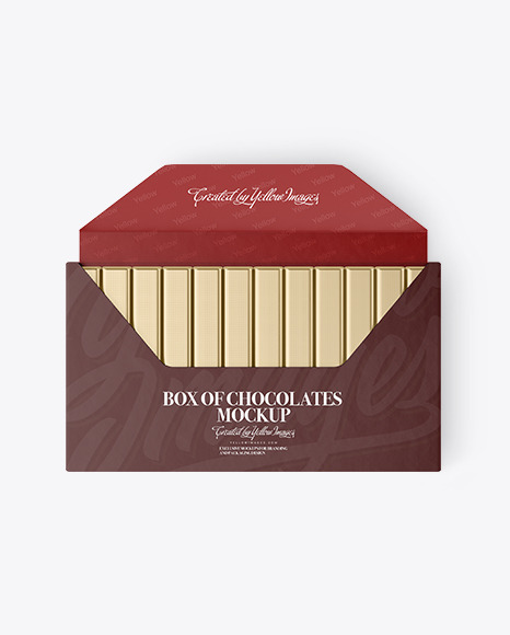 Box of Chocolates Mockup