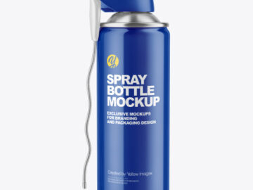 Glossy Spray Can w/Flexible Applicator Mockup