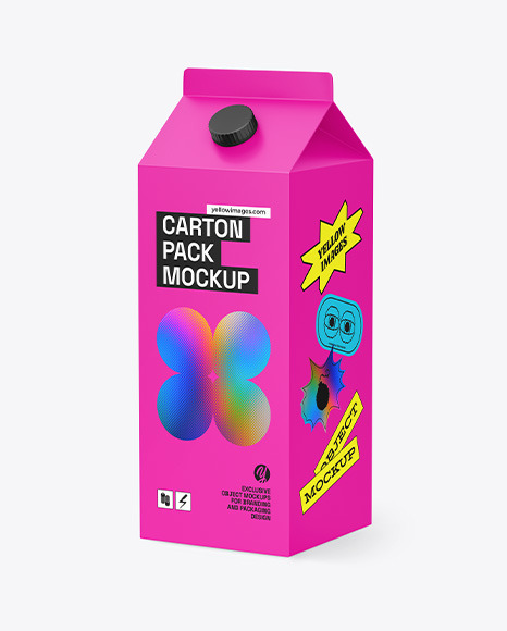 Matte Carton Pack Mockup