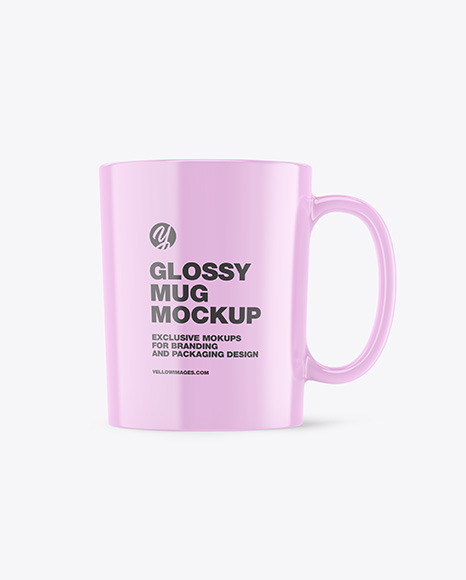 Glossy Mug Mockup
