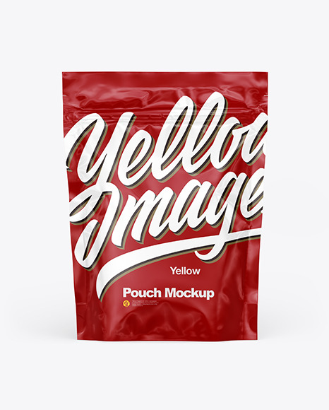 Glossy Pouch Mockup