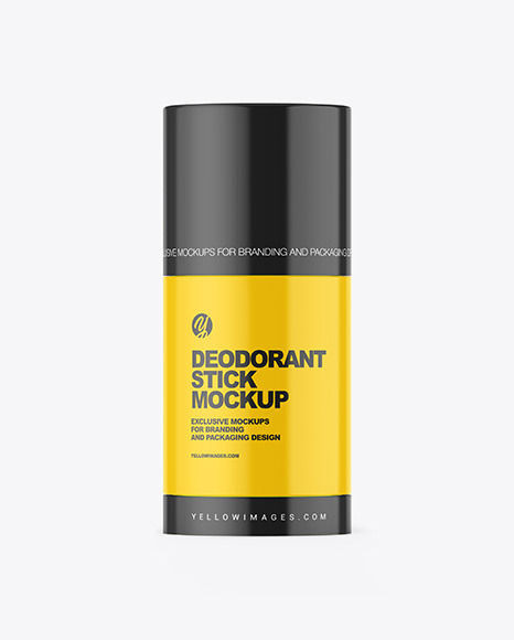 Glossy Deodorant Mockup