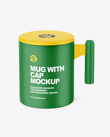 Matte Mug w/ Cap Mockup