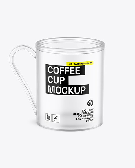 Frosted Coffee Cup Mockup