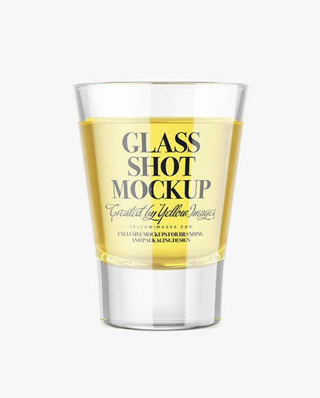 Tequila Glass Shot Mockup