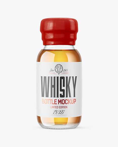 Whiskey Bottle Mockup