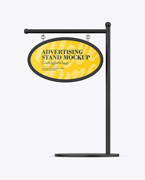 Advertising Stand Board Mockup