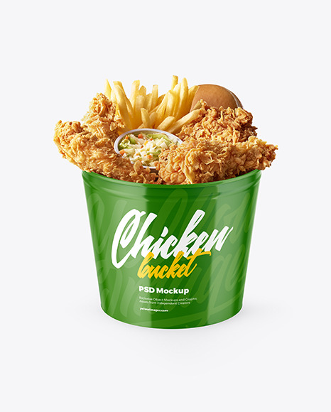 Glossy Bucket w/ Chicken Tenders & French Fries
