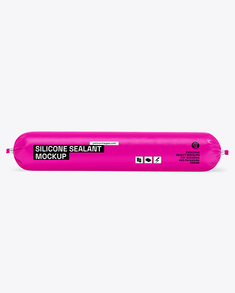 Matte Package Silicone Sealant Mockup
