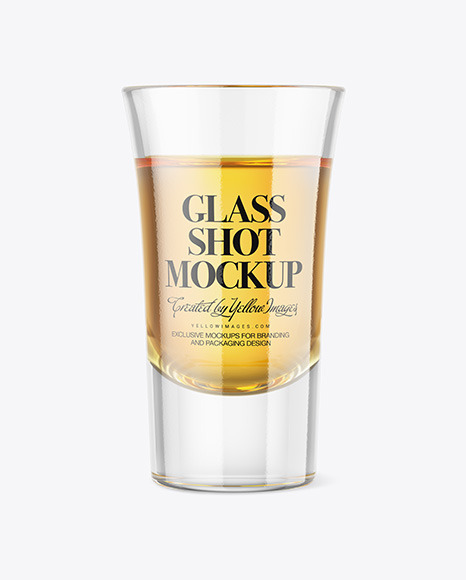 Whisky Glass Shot Mockup