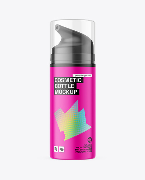 Airless Matte Bottle Mockup
