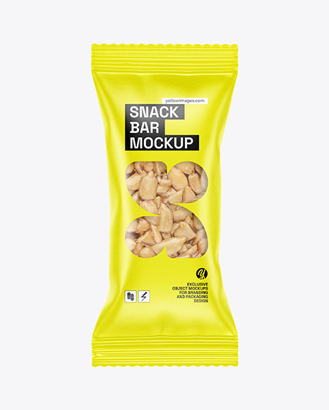 Snack Bar w/ Sweet Peanut Mockup