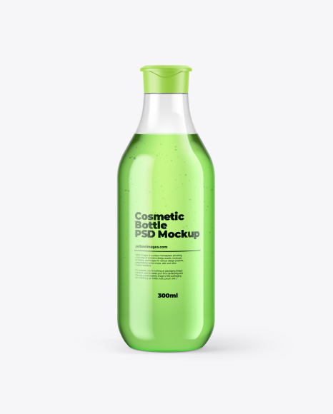 Plastic Cosmetic Bottle Mockup