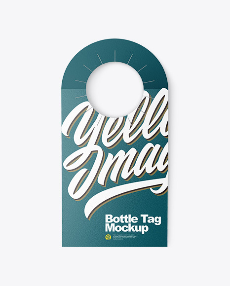 Bottle Tag Mockup