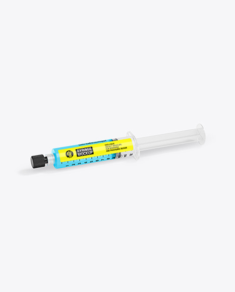 Syringe with Injection Mockup