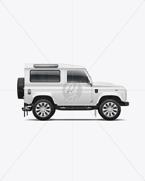 Off-Road SUV Mockup - Side View