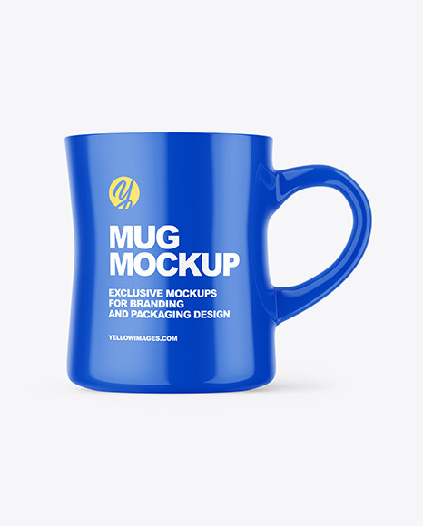 Glossy Mug Mockup