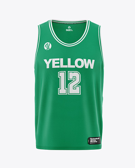 Basketball Jersey Mockup - Front View