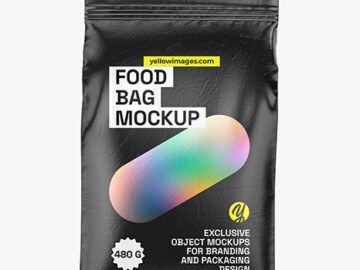 Textured Food Bag Mockup