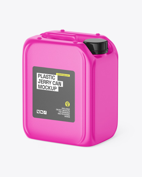 Plastic Jerry Can Mockup