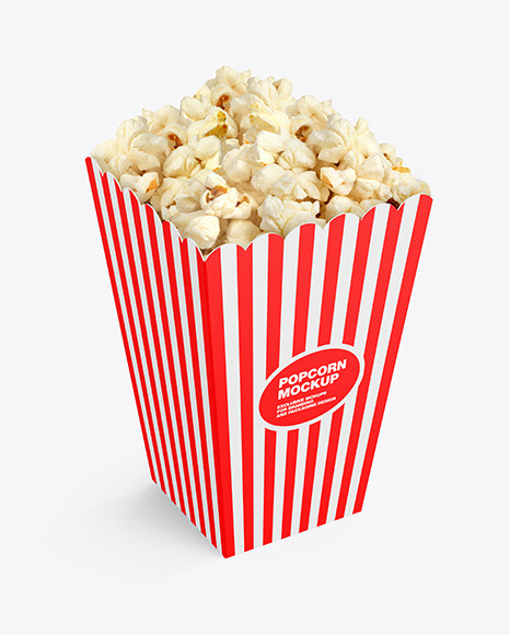 Popcorn Bag Mockup