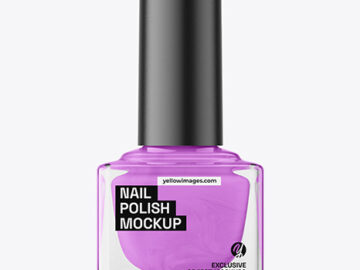 Nail Polish Bottle Mockup