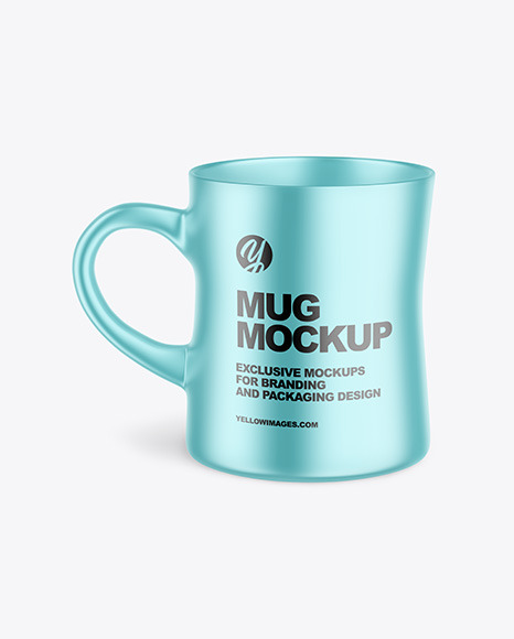 Matte Metallized Mug Mockup