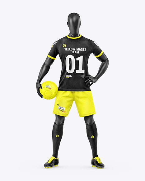 Soccer Player Mockup - Front View