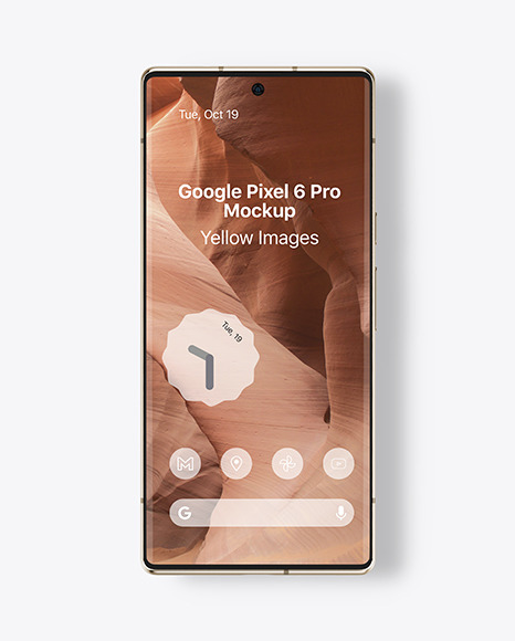 Google Pixel 6 Pro Sorta Sunny Mockup