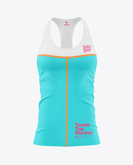 Tennis Top Mockup - Front view