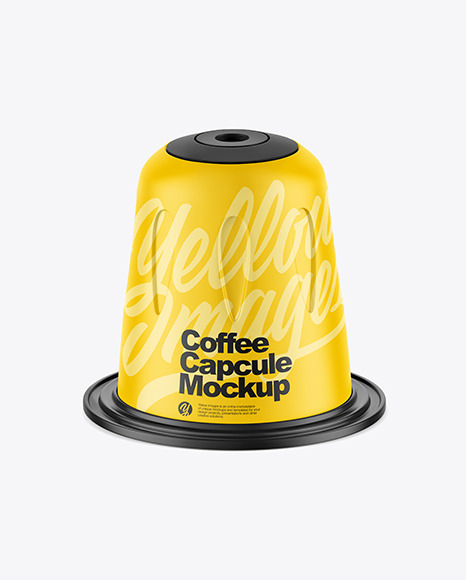 Matte Coffee Capsule Mockup