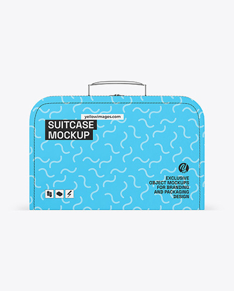 Paper Suitcase Mockup