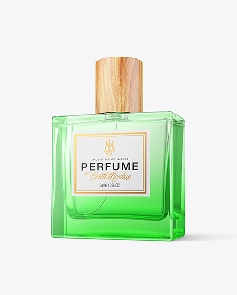30ml Colored Glass Perfume Bottle Mockup