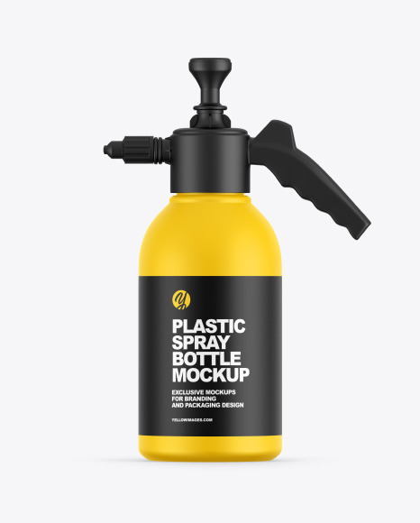 Industrial Spray Pump Bottle Mockup