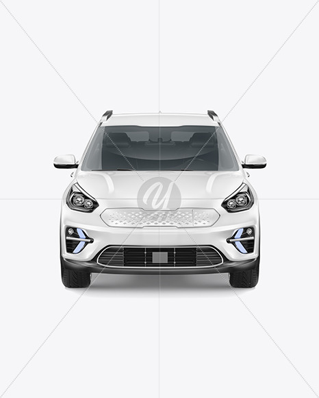 Electric SUV Mockup - Front View