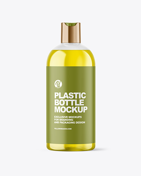 Color Liquid Cosmetic Bottle Mockup