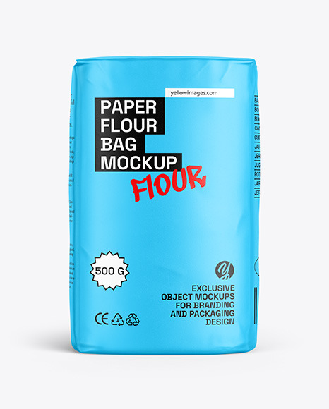 Paper Stand-up Bag Mockup