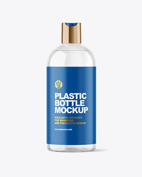 Clear Cosmetic Bottle Mockup