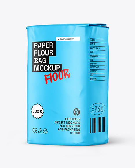 Paper Stand-up Bag Mockup