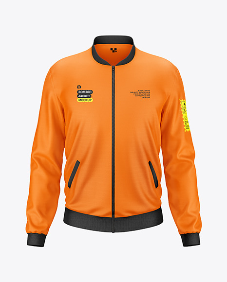 Bomber Jacket Mockup - Front View