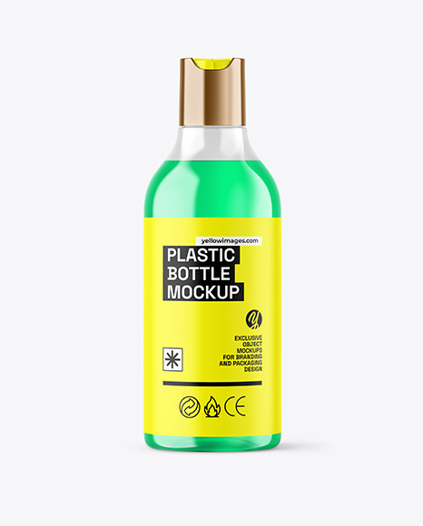 Color Liquid Cosmetic Bottle Mockup