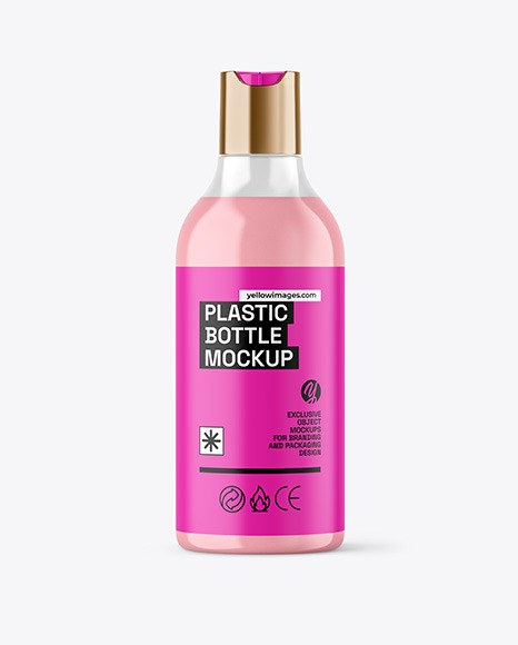 Clear Liquid Soap Cosmetic Bottle Mockup