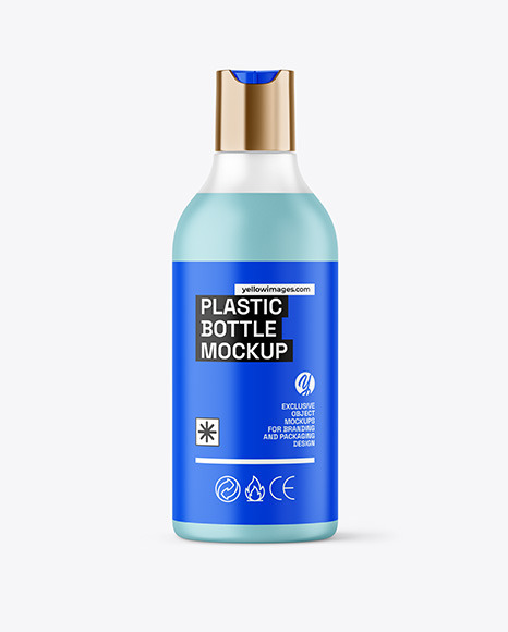 Frosted Liquid Soap Cosmetic Bottle Mockup
