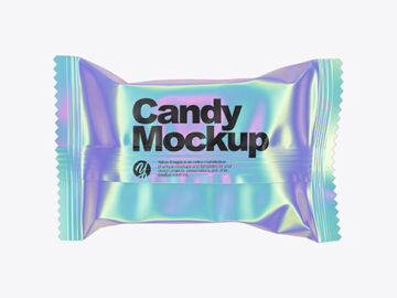 Holographic Candy Pack Mockup