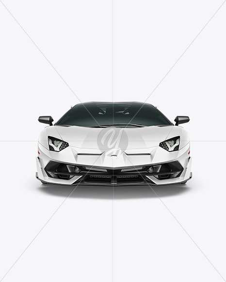 Sport Car Mockup - Front View